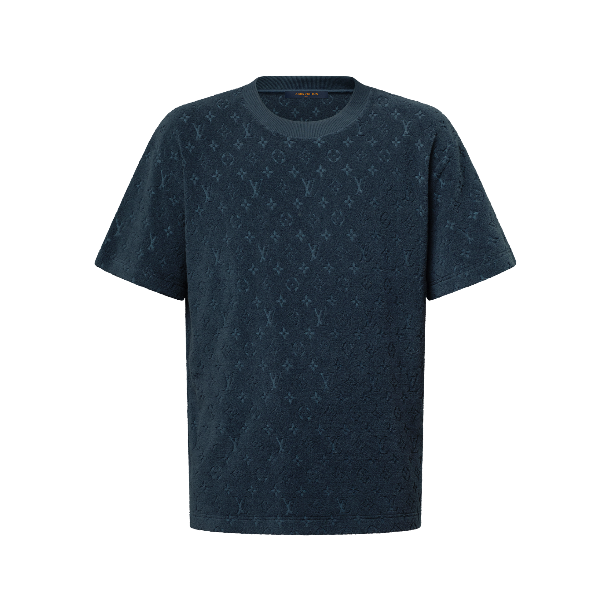 Embroidered Cotton T-Shirt - Luxury Ready to Wear - 1AHW58 Blue